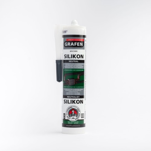 Silikon budowlany neutralny oxime 280 ml do prac budowlanych Grafen - dekarzonline.pl