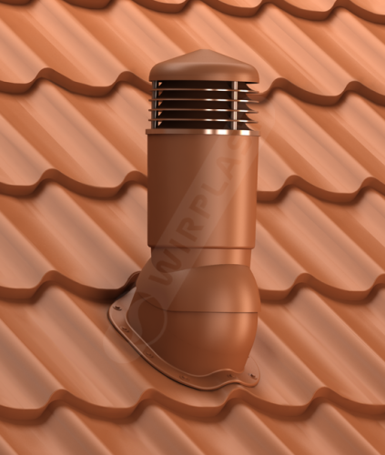 Kominek wentylacyjny izolowany PERFEKTA PLUS do blachodachówki K95 WiroVent Plus - dekarzonlie.pl