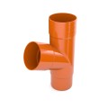 Trójnik systemu rynnowego BRYZA -  systemy 63 mm  - 90 mm - 110mm   kolorystyki brązowy - grafitowy - zielony - czerwony - czarny -  ceglasty - biały - dekarzonline.pl