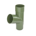 Trójnik systemu rynnowego BRYZA -  systemy 63 mm  - 90 mm - 110mm   kolorystyki brązowy - grafitowy - zielony - czerwony - czarny -  ceglasty - biały - dekarzonline.pl