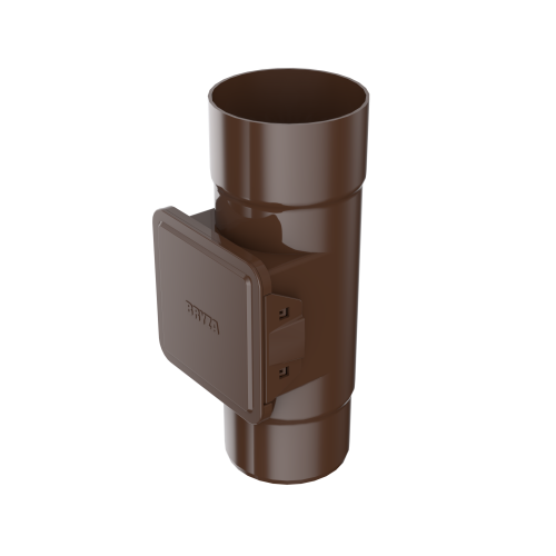 Czyszczak systemu rynnowego BRYZA o średnicy 110 mm - kolorystyki brązowy - grafitowy - zielony - czerwony - czarny -  ceglasty - biały - dekarzonline.pl