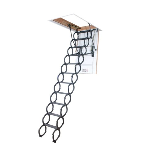 Schody strychowe nożycowe metalowe LST - dekarzonline.pl