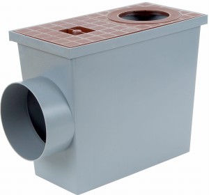 Studzienka odpływowa rynny wypływ studzienki poziomy 110 mm