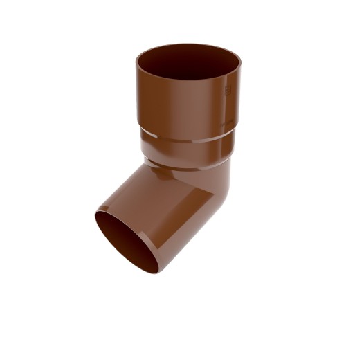 Kolano systemu rynnowego BRYZA -  systemy 63 mm  - 90 mm - 110mm   kolorystyki brązowy - grafitowy - zielony - czerwony - czarny -  ceglasty - biały - dekarzonline.pl