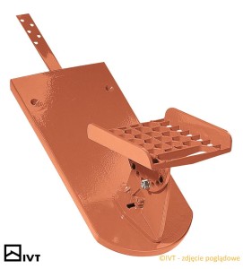 IVT Stopień kominiarski aluminiowy ALU-TRITT do dachówki karpiówki