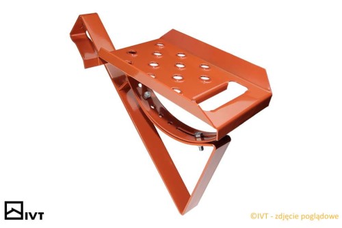 IVT Stopień kominiarski UNIVERSAL TRITT do dachówek kompletny zestaw do montażu - dekarzonline.pl