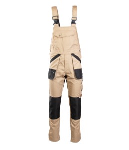 BRIXTON PRACTICAL SPODNIE DEKARSKIE OGRODNICZKI BEŻOWY