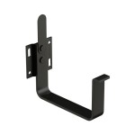 Hak metalowy doczołowy płaski - system 125 mm - system rynnowy Galeco Stal 2 