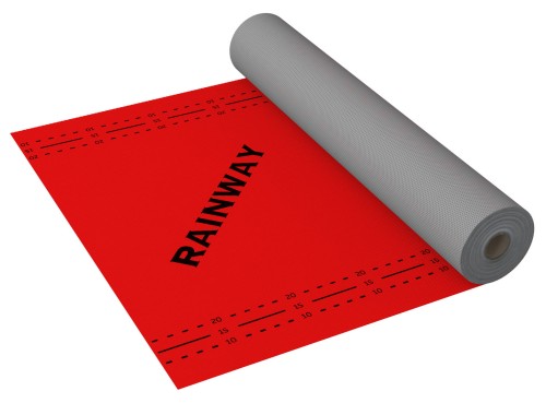 Membrana dachowa gramatura 200, paroprzepuszczalna, do pokryć dachowych RAINWAY_wiz_RED-GREY_black.jpg