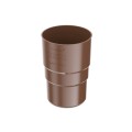 Złączka rury spustowej systemu rynnowego BRYZA -  systemy 63 mm  - 90 mm - 110mm   kolorystyki brązowy - grafitowy - zielony - czerwony - czarny -  ceglasty - biały - dekarzonline.pl