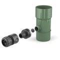 Odzyskiwacz wody deszczowej systemu rynnowego BRYZA  - systemy 63 mm  - 90 mm - 110mm   kolorystyki brązowy - grafitowy - zielony - czerwony - czarny -  ceglasty - biały