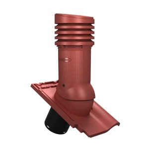 Kominek wentylacyjny 150 mm z odpływem kondensatu do dachówek ceramicznych E37 Wirplast EVO