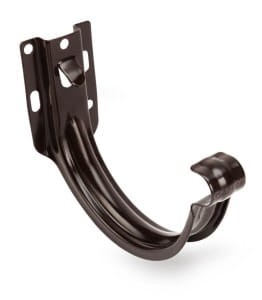 Stalowy hak rynnowy doczołowy system 130 mm Galeco PVC