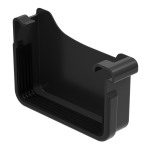 Zaślepka prawa 135 mm systemu rynnowego Galeco PVC 2 