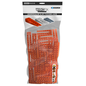 Uniwersalny klin poziomujący 25 x 43 x 140 mm MEGA PACK 24 szt./opak. 
