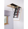 Schody strychowe ognioodporne z metalową drabinką - 60x120/280 cm - LMF 60 Fakro