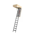 Schody strychowe ognioodporne z metalową drabinką - 60x120/280 cm - LMF 60 Fakro