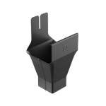 Odpływ podwieszany [Stal] 125mm/80x80mm SR QSTALYO PRO