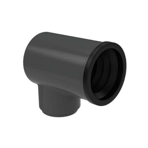 Adapter [PMMA] do rury okr. 110mm/90-100mm - czarny (RAL9005)