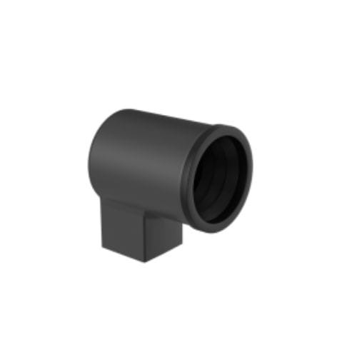 GDP Dachy Płaskie adapter STAL 2 80x80 PMMA CZERŃ