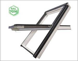 Okno dachowe tworzywowe obrotowe PTP-X U41 ABMX GREENVIEW Fakro