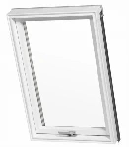 Okno Dachowe plastikowe RoofLITE+ TRIO PVC - rozmiar 55 cm x 98 cm - pakiet  3-szybowy - współczynnik Uw 1,1 W/m2K 